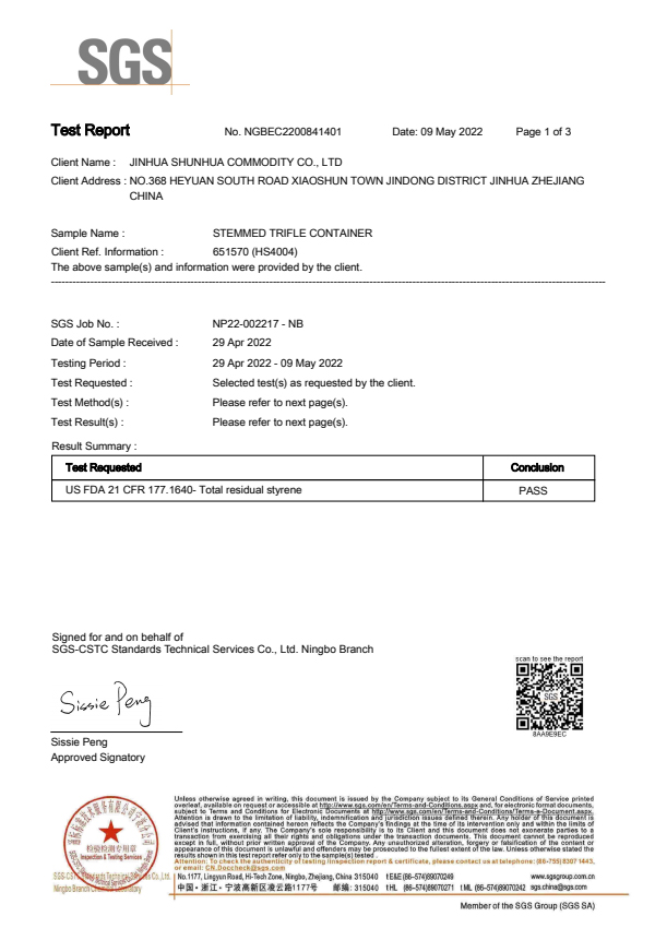 Certificates